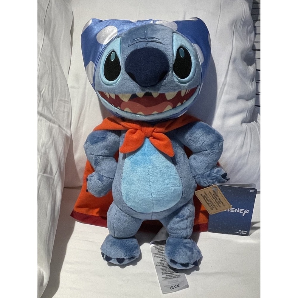2026 Disney Parks Stitch Super‎ Hero 626 Day With Cape Plush NTW